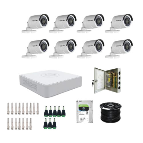 CCTV & CCTV Kits Hikvision 8 Channel Cctv kit combo for sale in