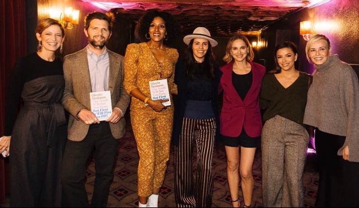 Natalie Portman Attends a Gloria Steinem’s Event