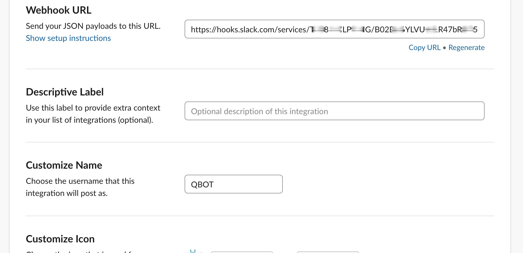 Slack Connections Slack API Token!