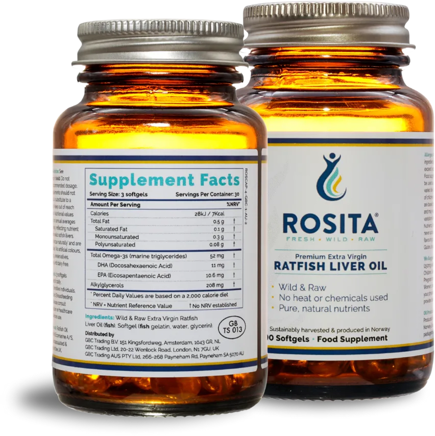 Rosita_Extra_Virgin_Ratfish_Liver_Oil,_Extra_panenský_olej_z_jater_chiméry,_90_softgel_kapslí