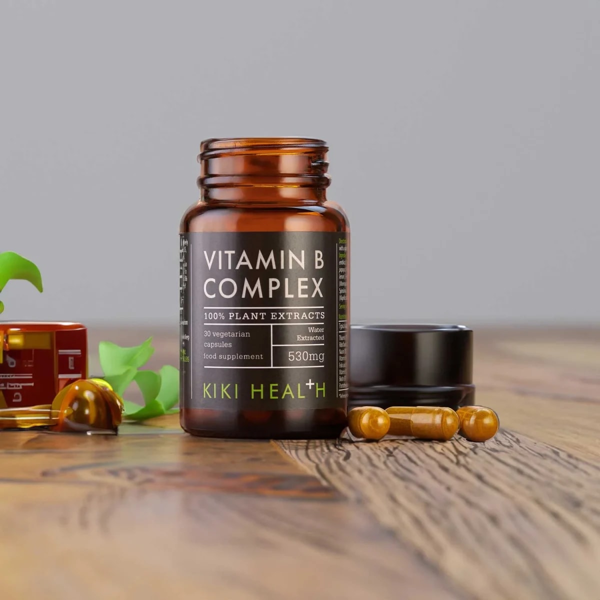 Kiki_Health_Vitamin_B_Complex,_30_rostlinných_kapslí