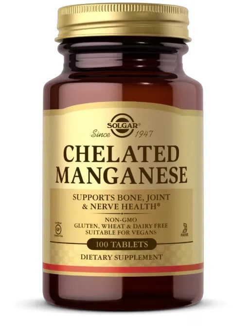 Solgar_Manganese_Chelated,_Mangan,_8_mg,_100_tablet