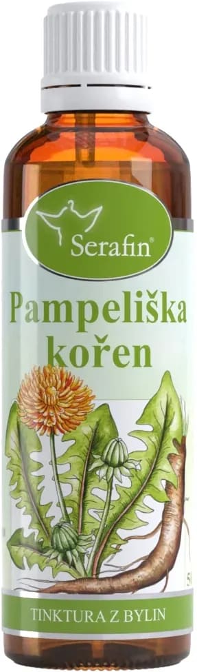 Serafin_Pampeliška_kořen_-_tinktura_z_bylin,_50_ml