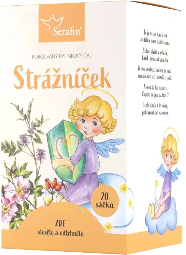 Serafin_Strážníček_-_Dětský_bylinný_čaj_porcovaný,_20_sáčků