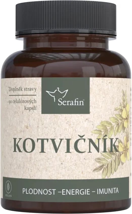 Serafin_Tribulus_terrestris,_Kotvičník,_326_mg,_90_kapslí