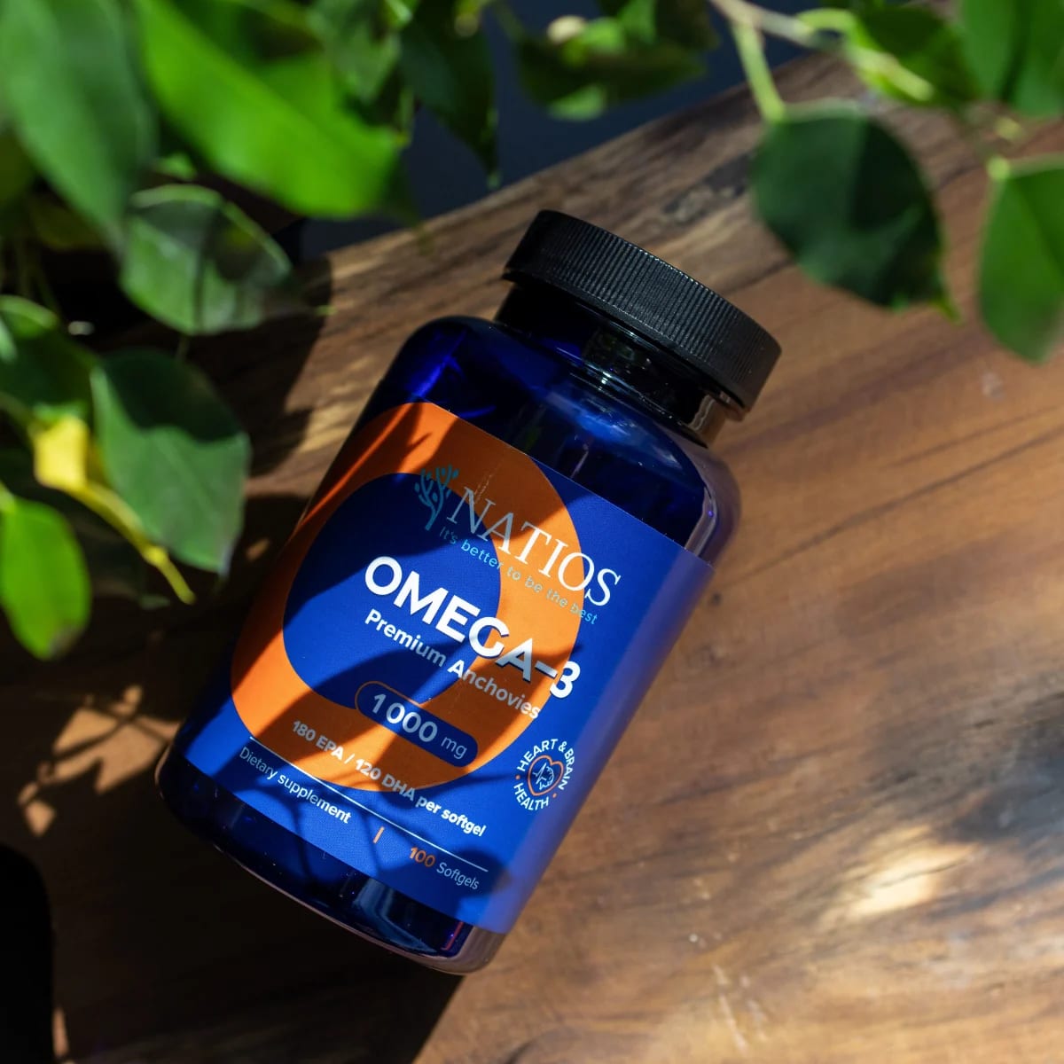 NATIOS_Omega-3_Premium_Anchovies,_1000_mg,_100_softgel_kapslí