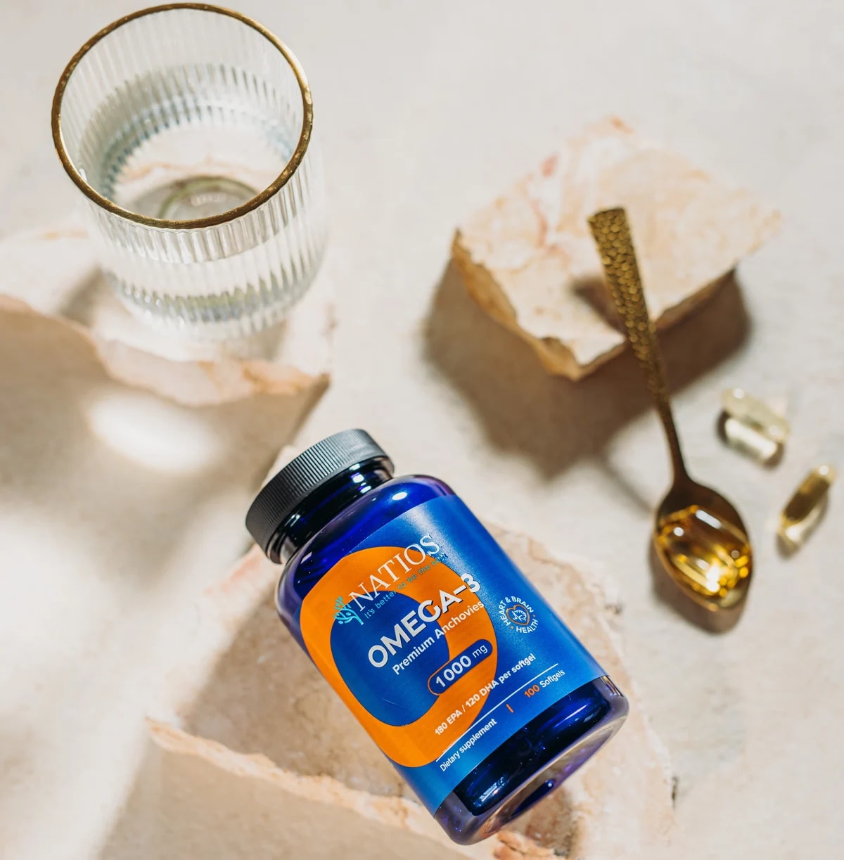 NATIOS_Omega-3_Premium_Anchovies,_1000_mg,_100_softgel_kapslí