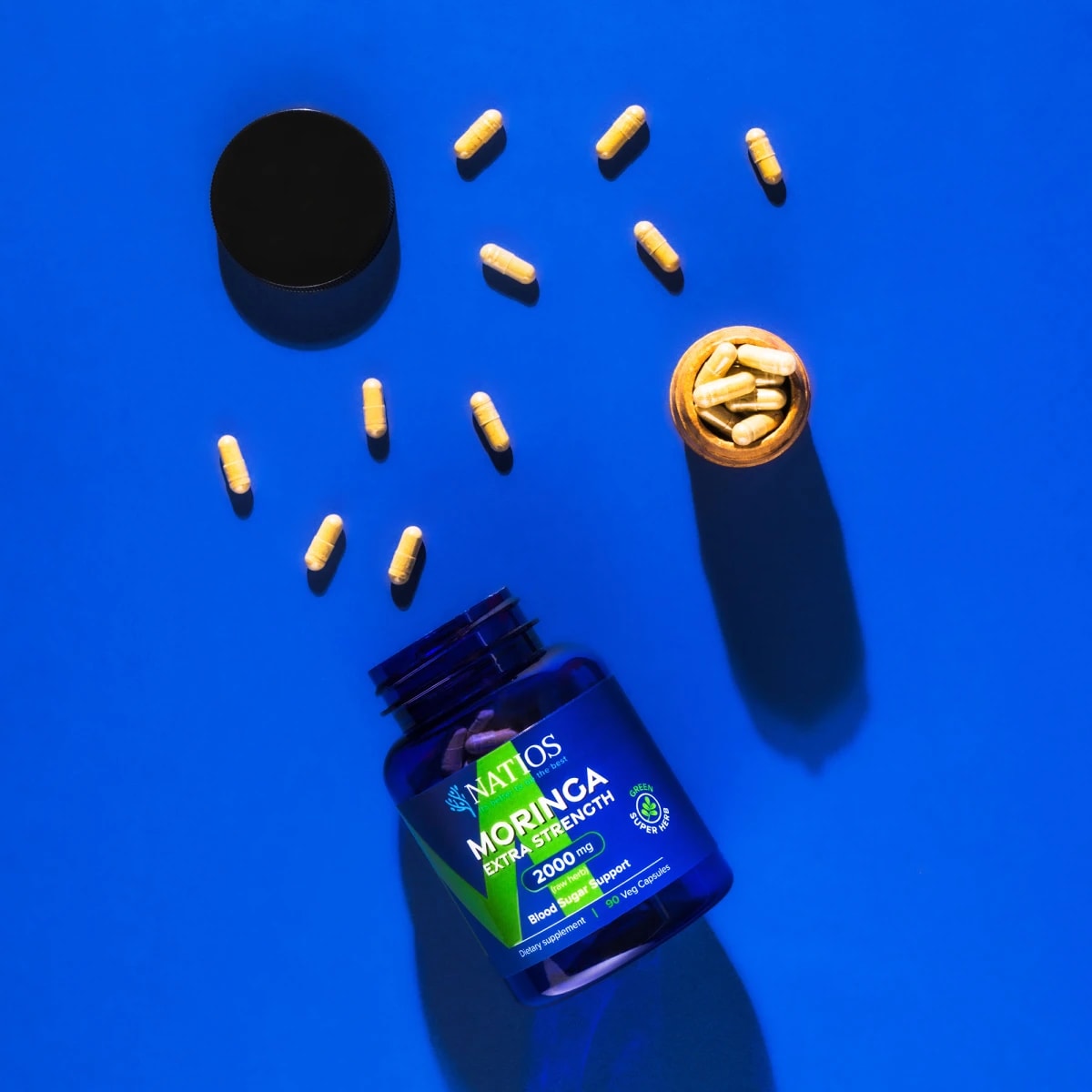 NATIOS_Moringa_Extract,_2000_mg,_Extra_Strength,_90_veganských_kapslí
