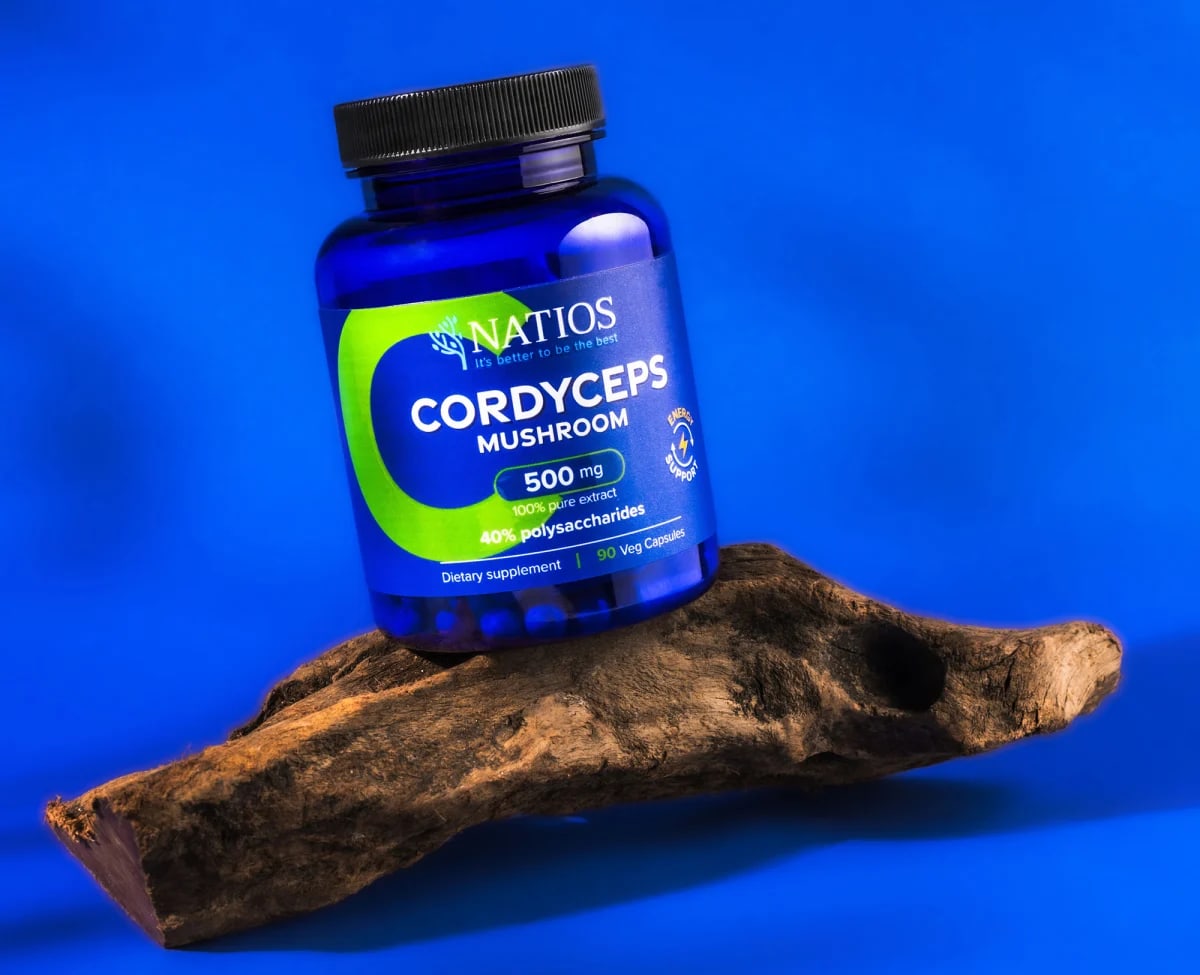 NATIOS_Cordyceps_Extract,_500_mg,_40%_polysaccharides,_90_veganských_kapslí
