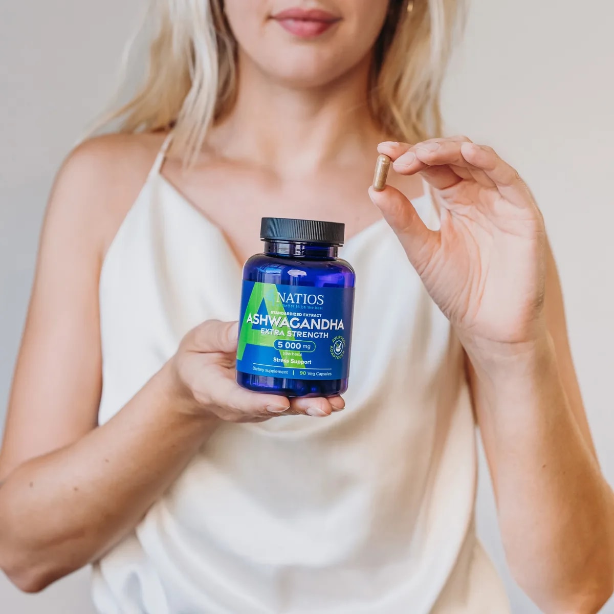 NATIOS_Ashwagandha_Extract,_5000_mg,_Extra_Strength,_90_veganských_kapslí