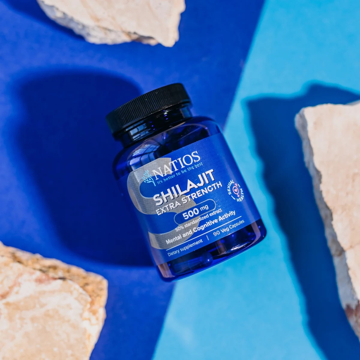 NATIOS_Shilajit_Extract,_500_mg,_Extra_Strength,_90_veganských_kapslí