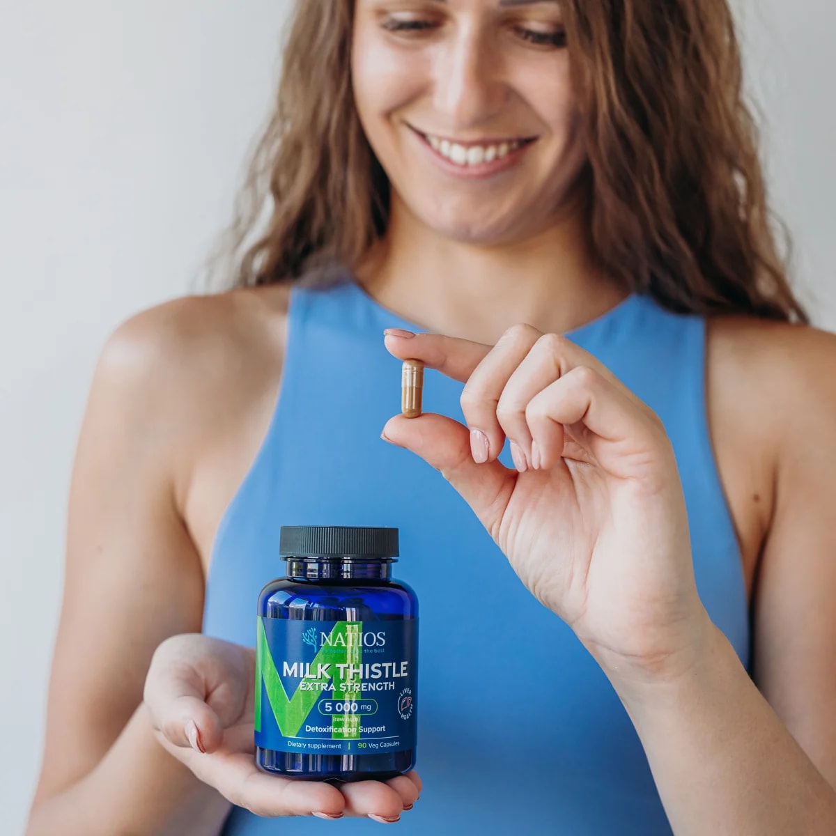 NATIOS_Milk_Thistle_Extract,_Ostropestřec,_5000_mg,_Extra_Strength,_90_veganských_kapslí