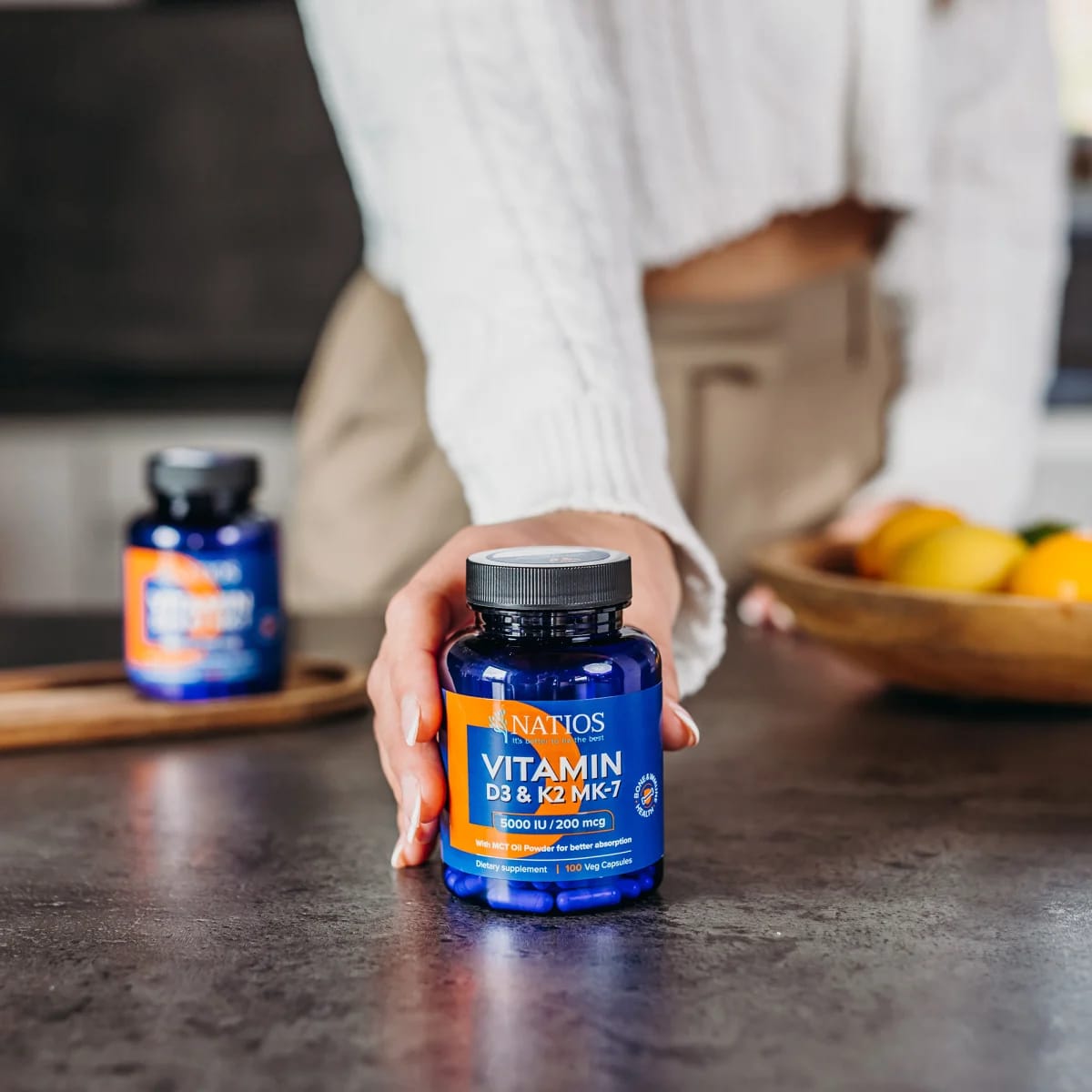 NATIOS_Vitamin_D3_&_K2_(MenaQ7_MK-7),_5000_IU_&_200_mcg,_100_kapslí
