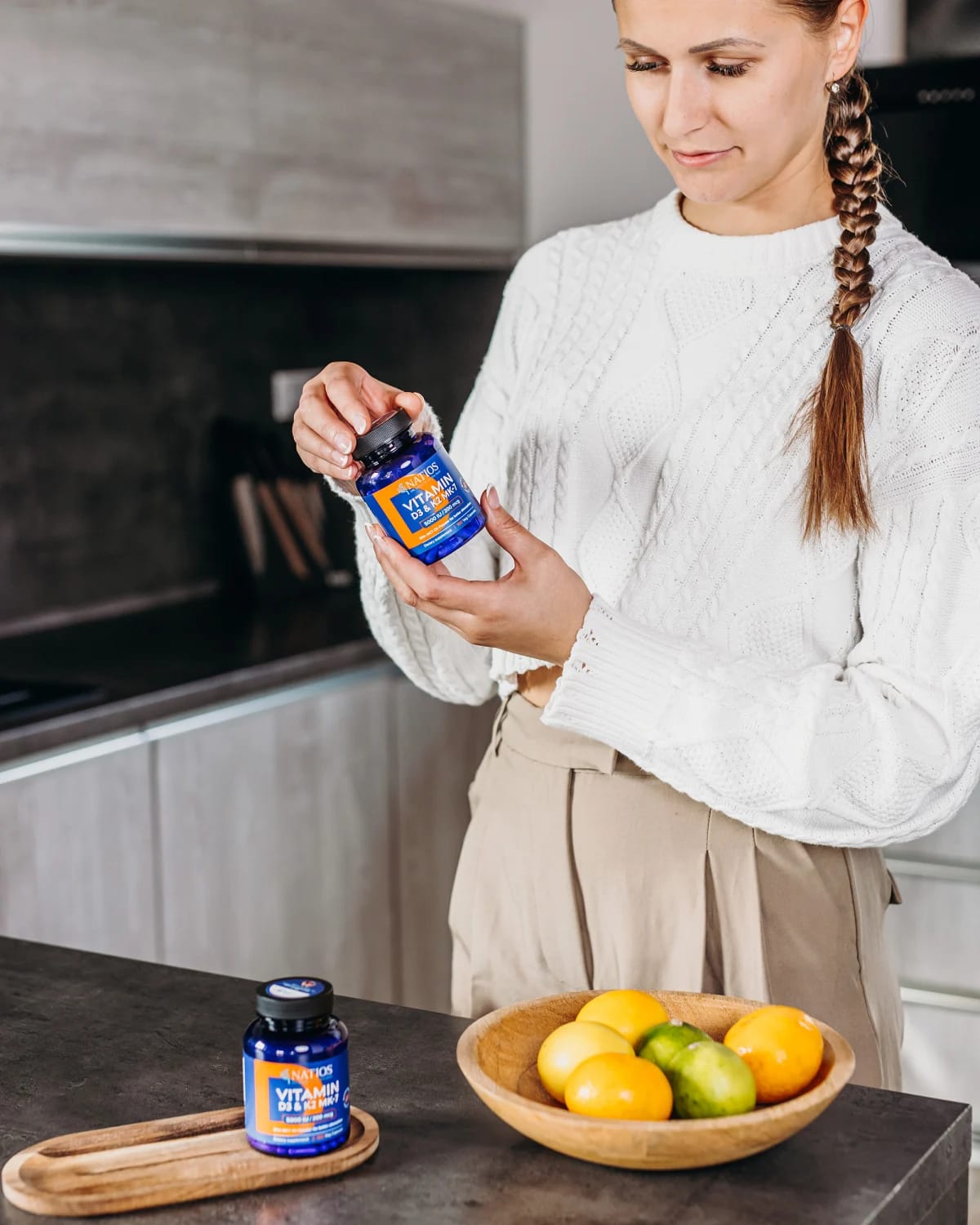 NATIOS_Vitamin_D3_&_K2_(MenaQ7_MK-7),_5000_IU_&_200_mcg,_100_kapslí