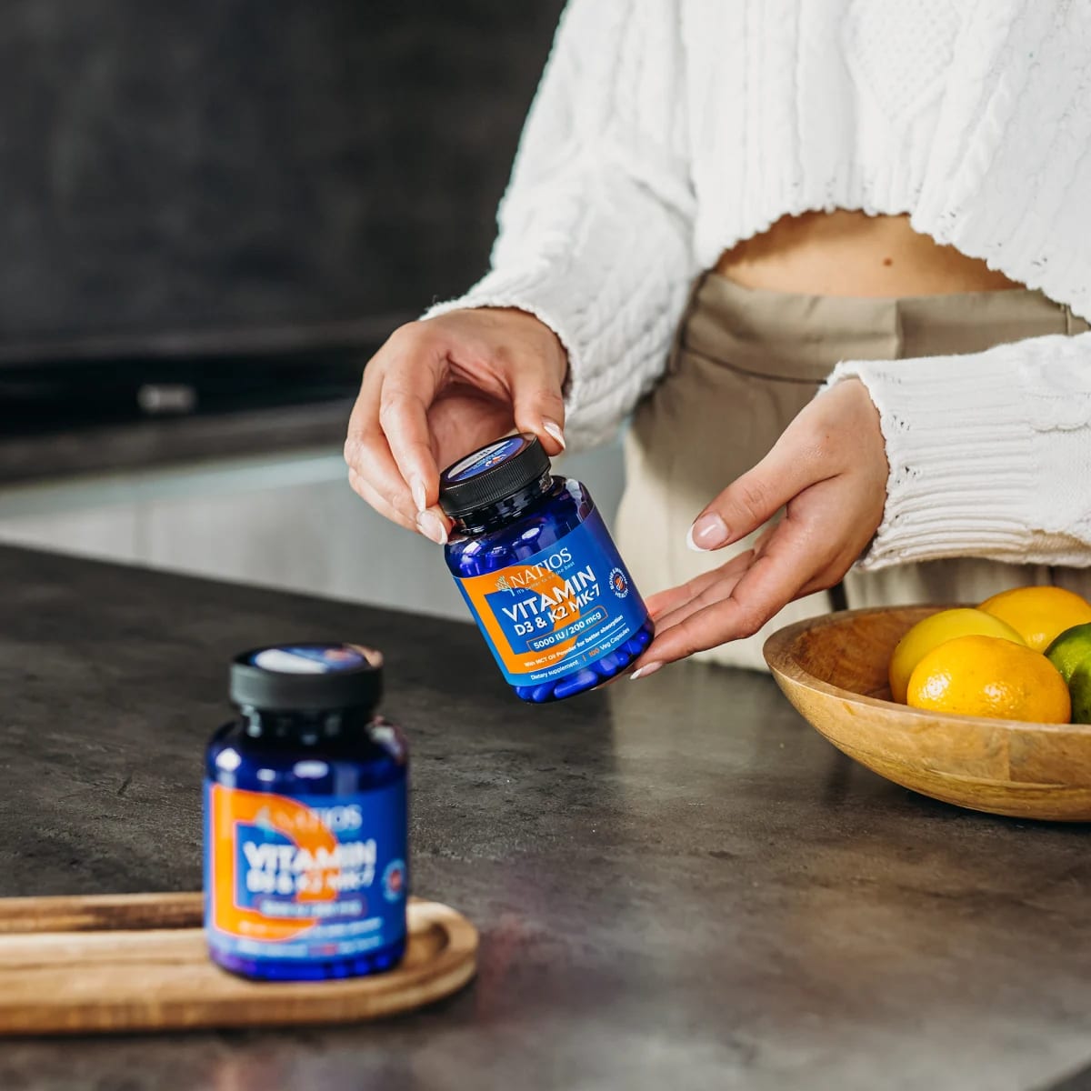NATIOS_Vitamin_D3_&_K2_(MenaQ7_MK-7),_2000_IU_&_75_mcg,_100_kapslí