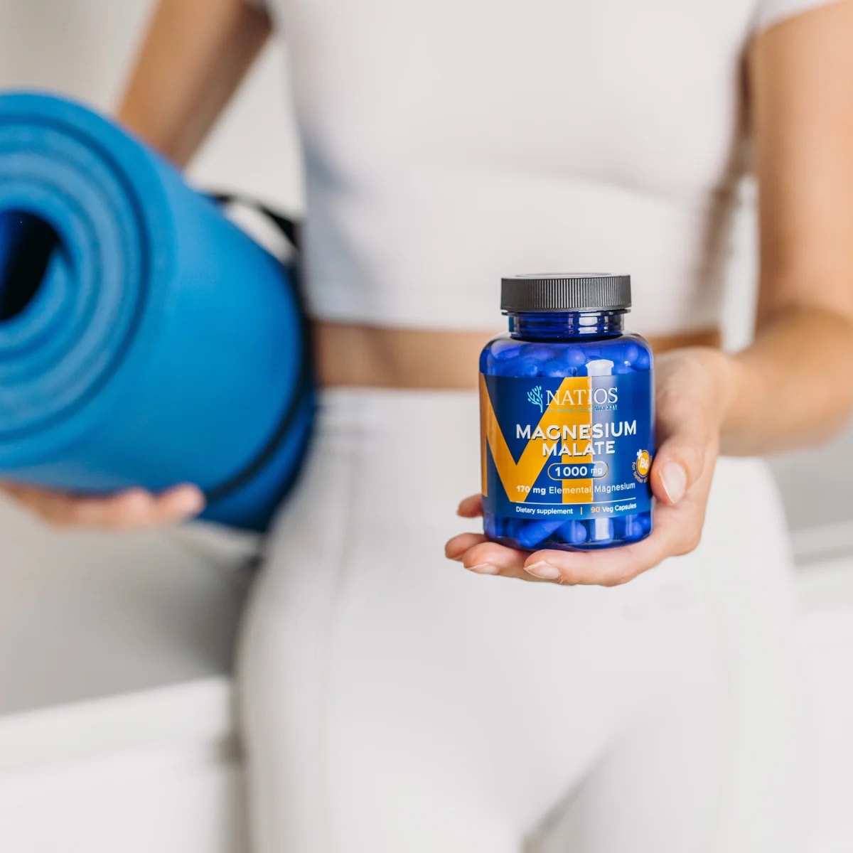 NATIOS_Magnesium_Malate_1000_mg_+_B6,_90_veg._kapslí,_(elem._hořčík_170_mg)