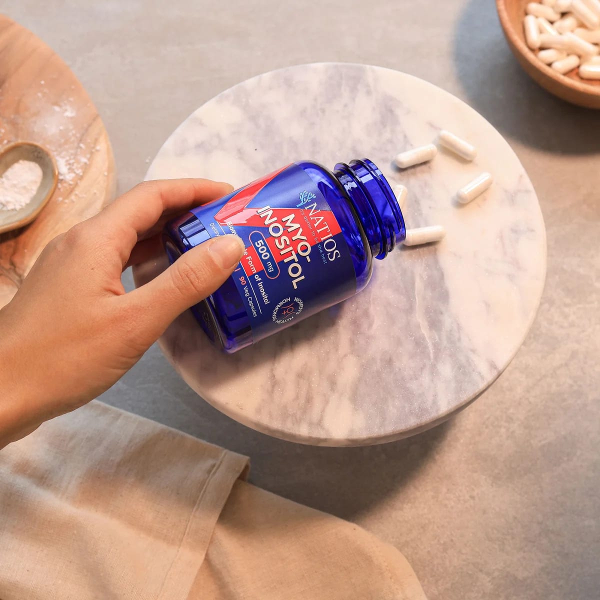 NATIOS_Myo-Inositol,_500_mg,_90_veganských_kapslí