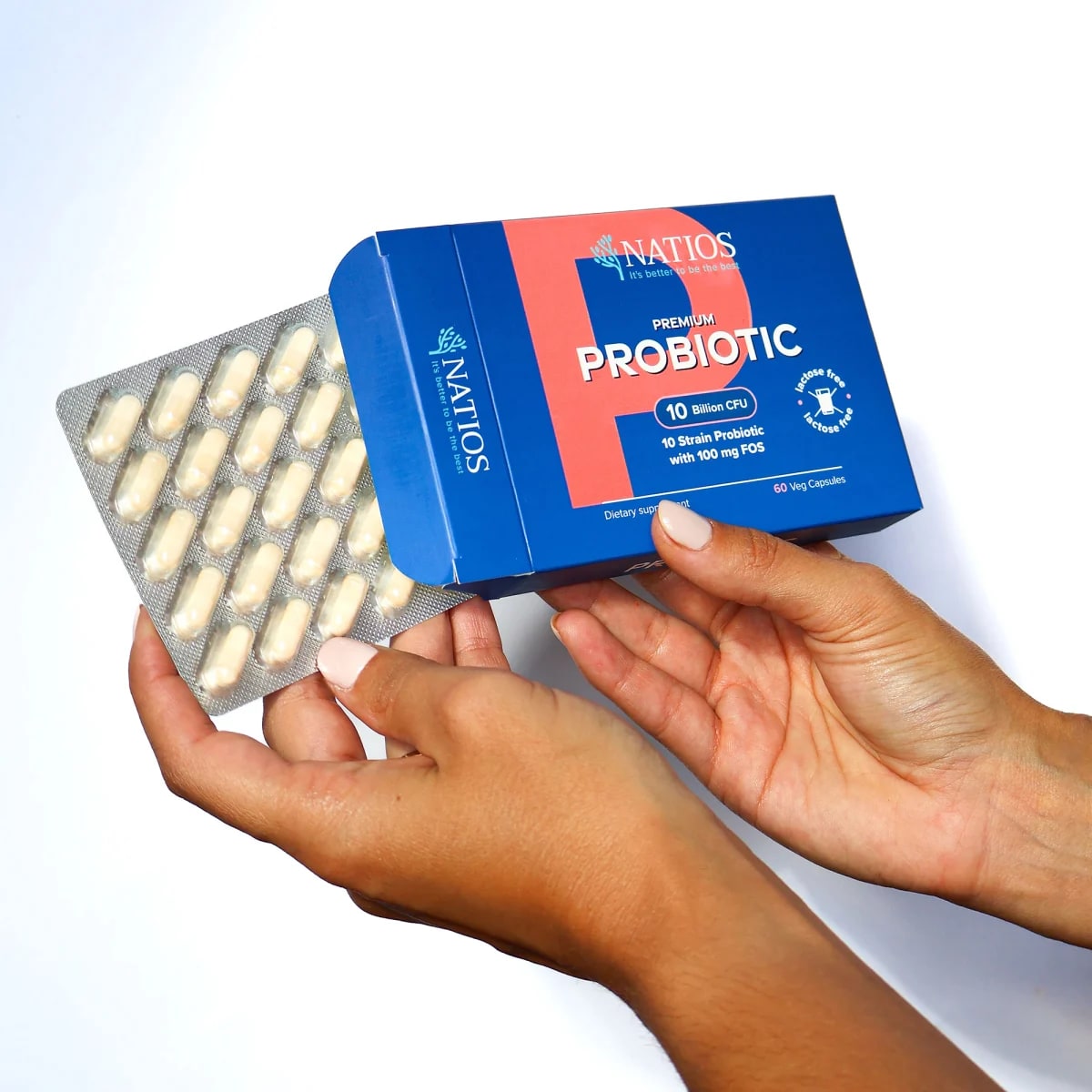 NATIOS_Premium_Probiotic,_Probiotika_s_FOS,_10_miliard_CFU,_10_kmenů,_60_veg_kapslí