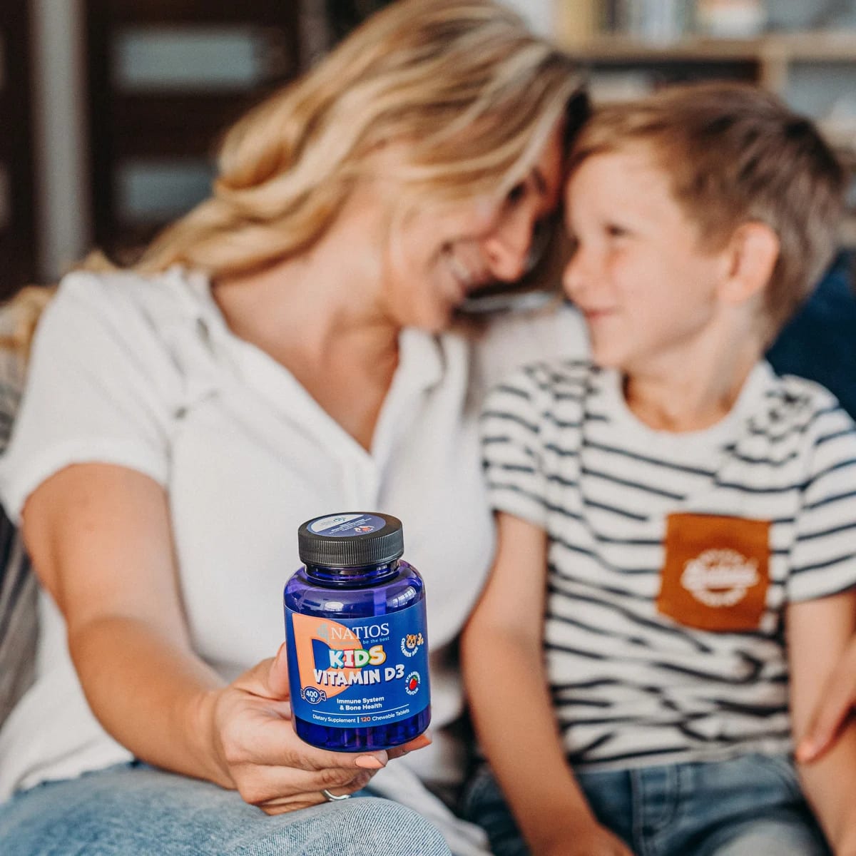NATIOS_Kids_Vitamin_D3,_400_IU,_120_jahodových_cucacích_tabletek