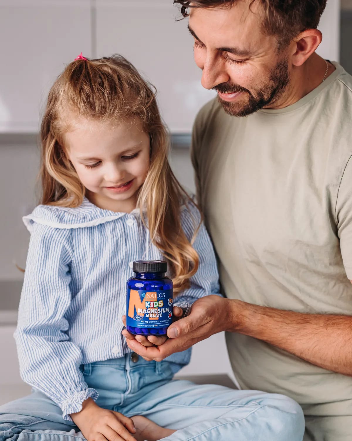 NATIOS_Kids_Magnesium_Malate,_250_mg,_180_jahodových_cucacích_tabletek