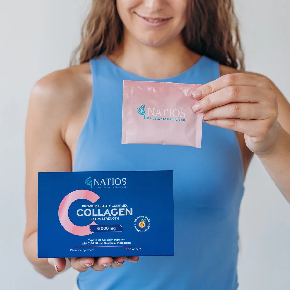NATIOS_Collagen_Premium_Beauty_Complex,_Komplex_pro_krásu,_6_000_mg,_30_sáčků