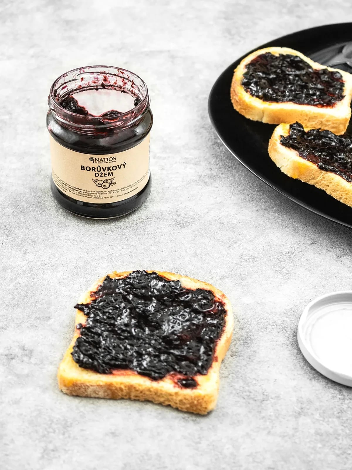 NATIOS_Borůvkový_džem,_80%_obsah_ovoce,_210_ml