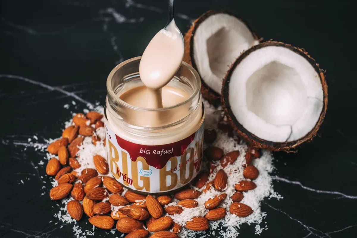 BIG_BOY_Big_Rafael_-_Jemný_mandlovo_kokosový_krém,_220_g