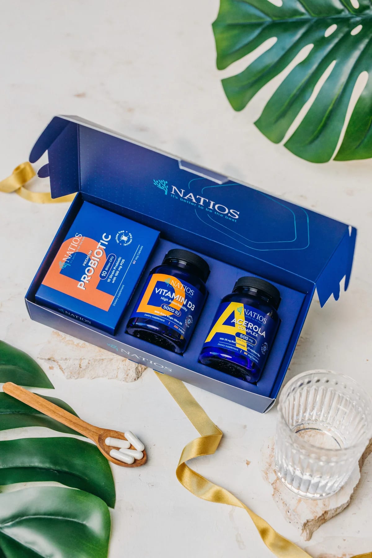NATIOS_Dárkový_balíček_Silná_imunita_a_zažívání_-_Probiotika,_Acerola,_Vitamín_D3