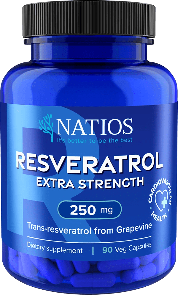 NATIOS_Resveratrol,_Extra_Strength,_250_mg,_90_veganských_kapslí