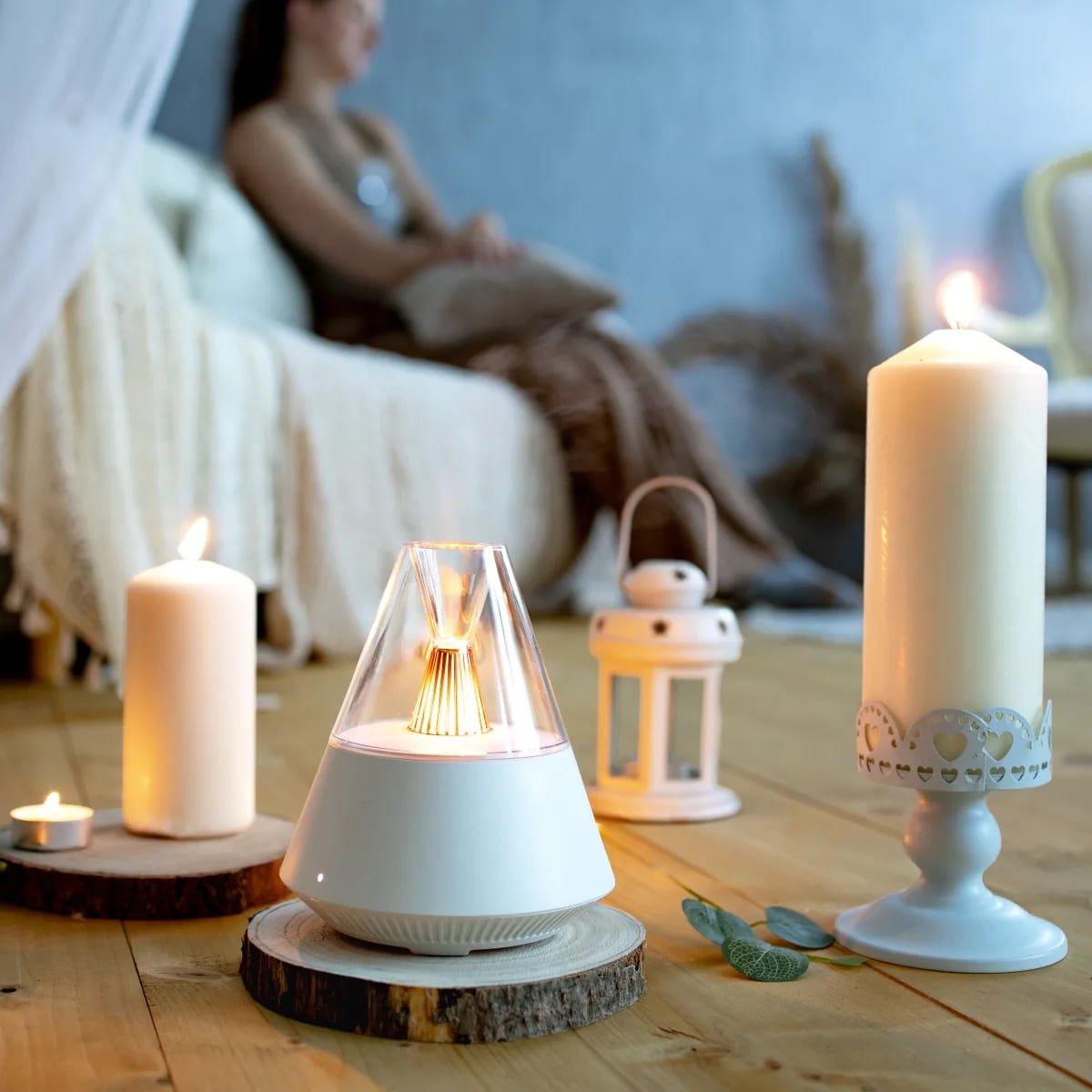 Natima_Difuzér_Volcano_-_Bílý