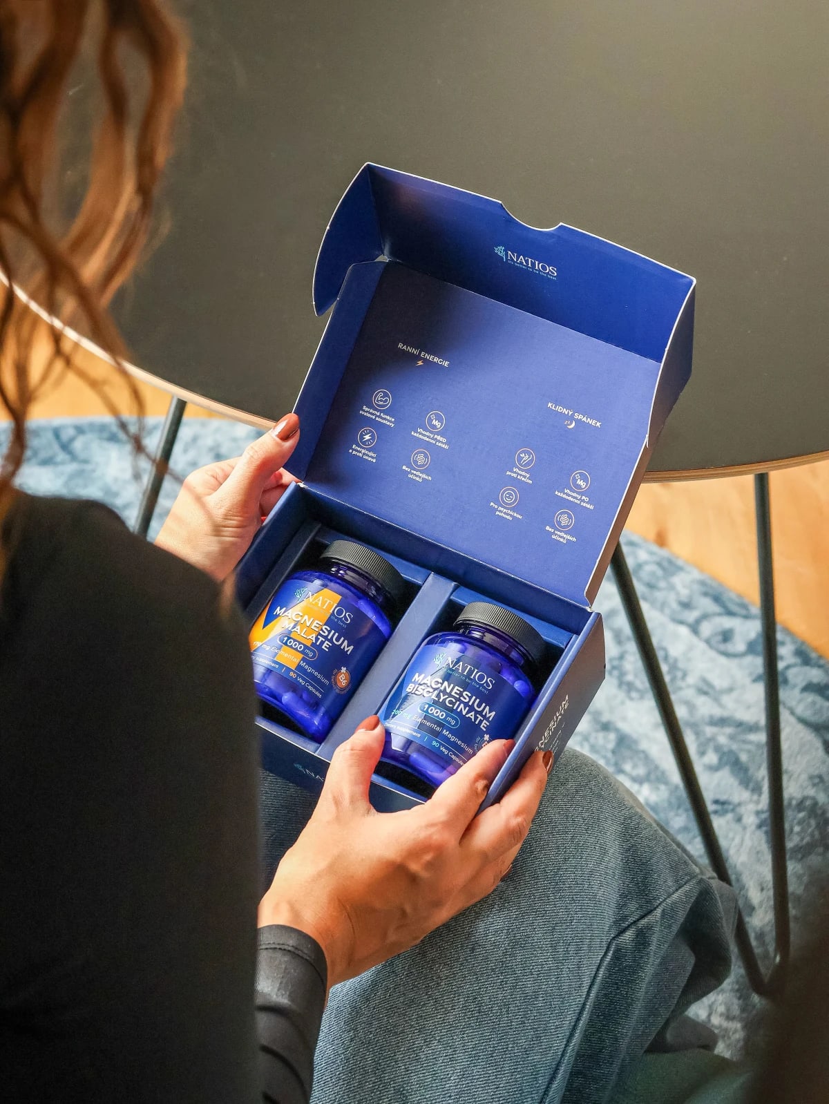 NATIOS_Dárkový_balíček_hořčíků,_Ranní_energie_+_Klidný_spánek