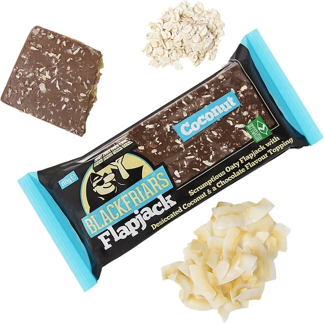 Blackfriars_Flapjack_Coconut,_Ovesná_tyčinka,_Kokos,_110_g