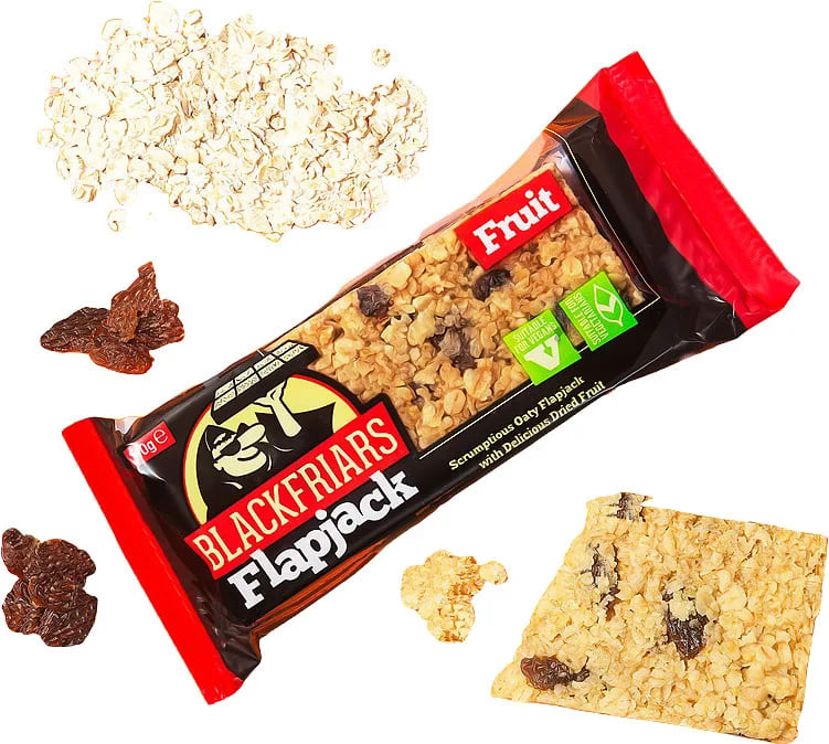 Blackfriars_Flapjack_Fruit,_Ovesná_tyčinka,_Sušené_ovoce,_110_g