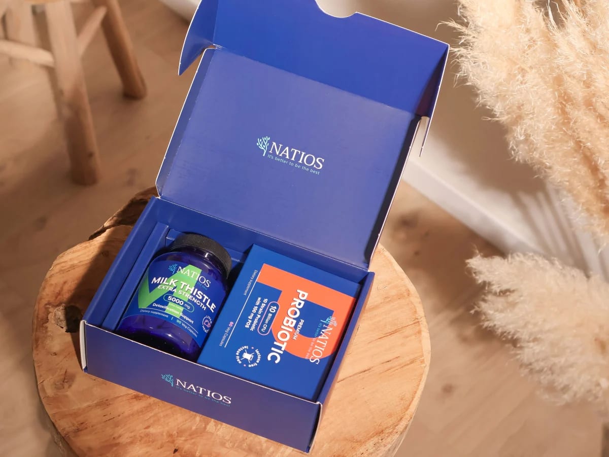 NATIOS_Dárkový_balíček_pro_zdravé_trávení_-_Probiotika_+_Milk_Thistle
