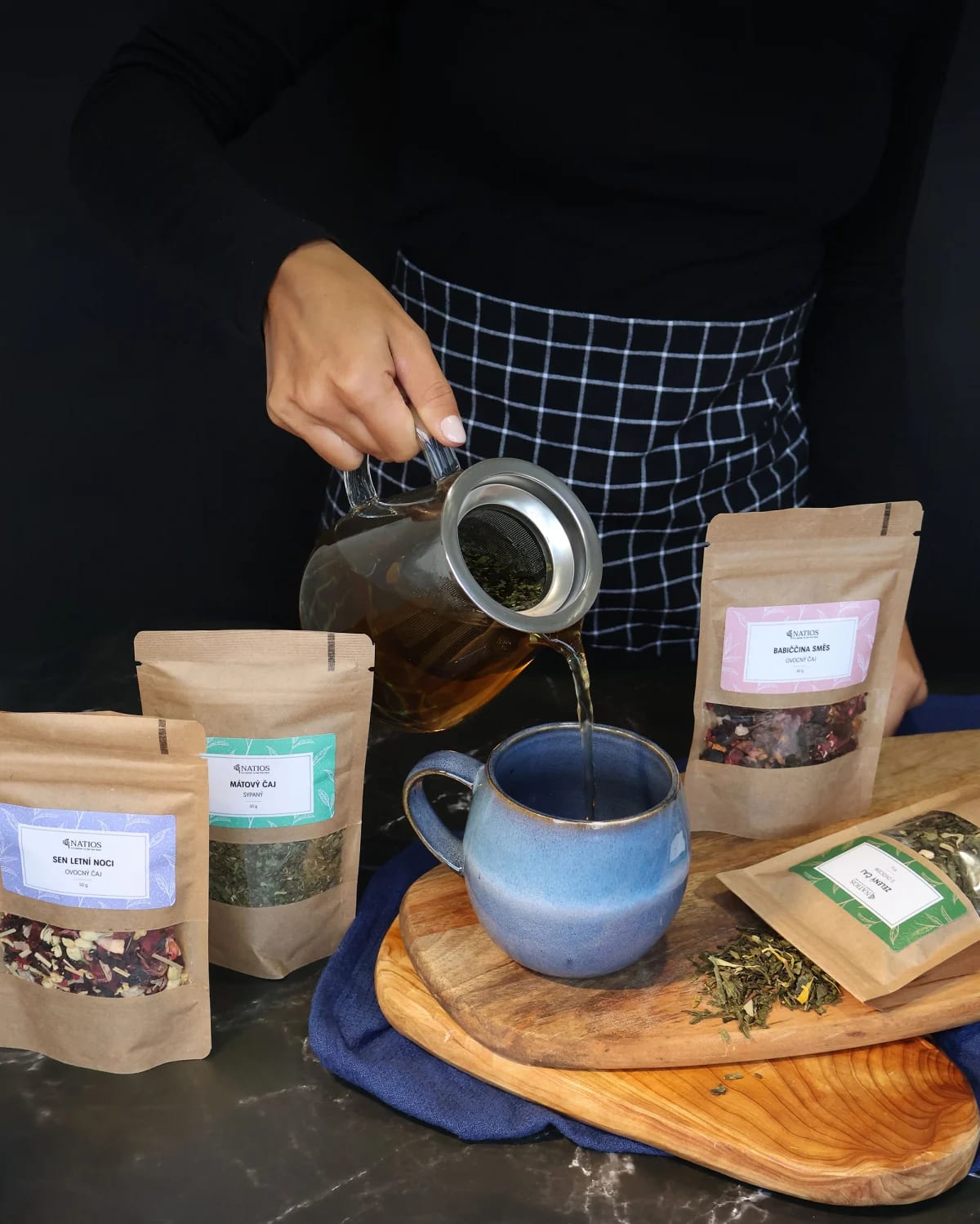 NATIOS_Zelený_listový_čaj_s_ovocem,_Sypaný,_50_g