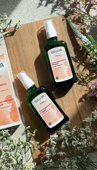 WELEDA_Těhotenský_pěsticí_olej_na_strie,_100_ml