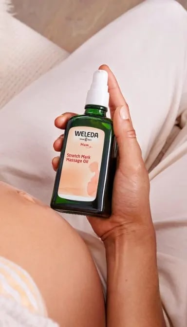 WELEDA_Těhotenský_pěsticí_olej_na_strie,_100_ml