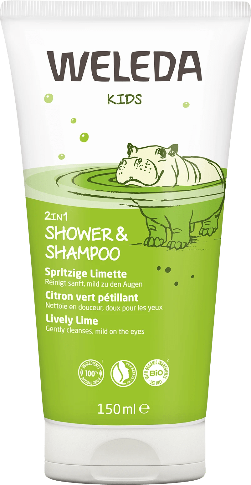 WELEDA_2_v_1_sprchový_krém_a_šampon_Veselá_limetka,_150_ml