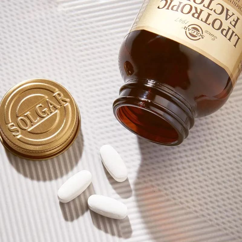 Solgar_Lipotropic_Factors,_Lipotropní_faktory,_100_tablet