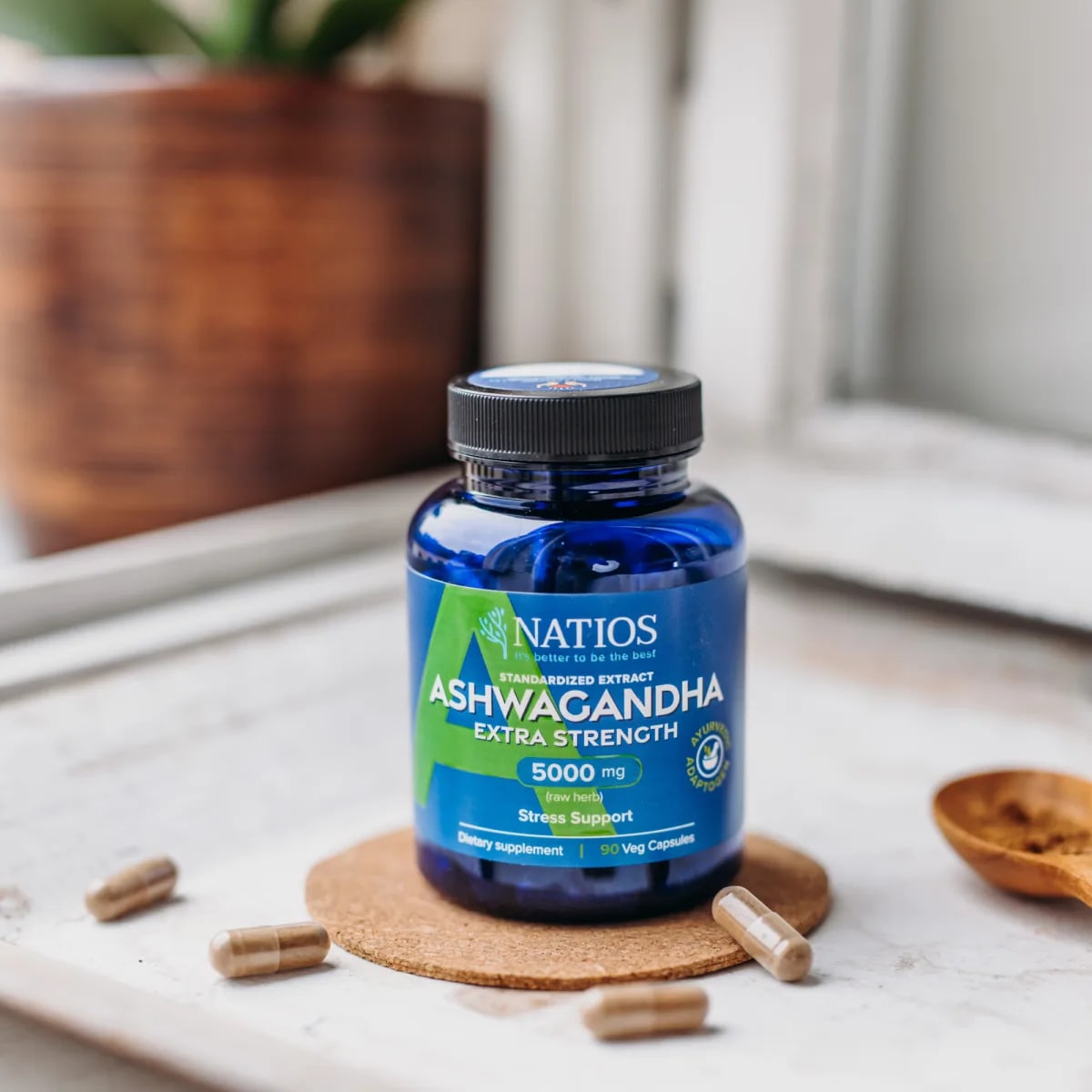 NATIOS_Ashwagandha_Extract,_5000_mg,_Extra_Strength,_90_veganských_kapslí