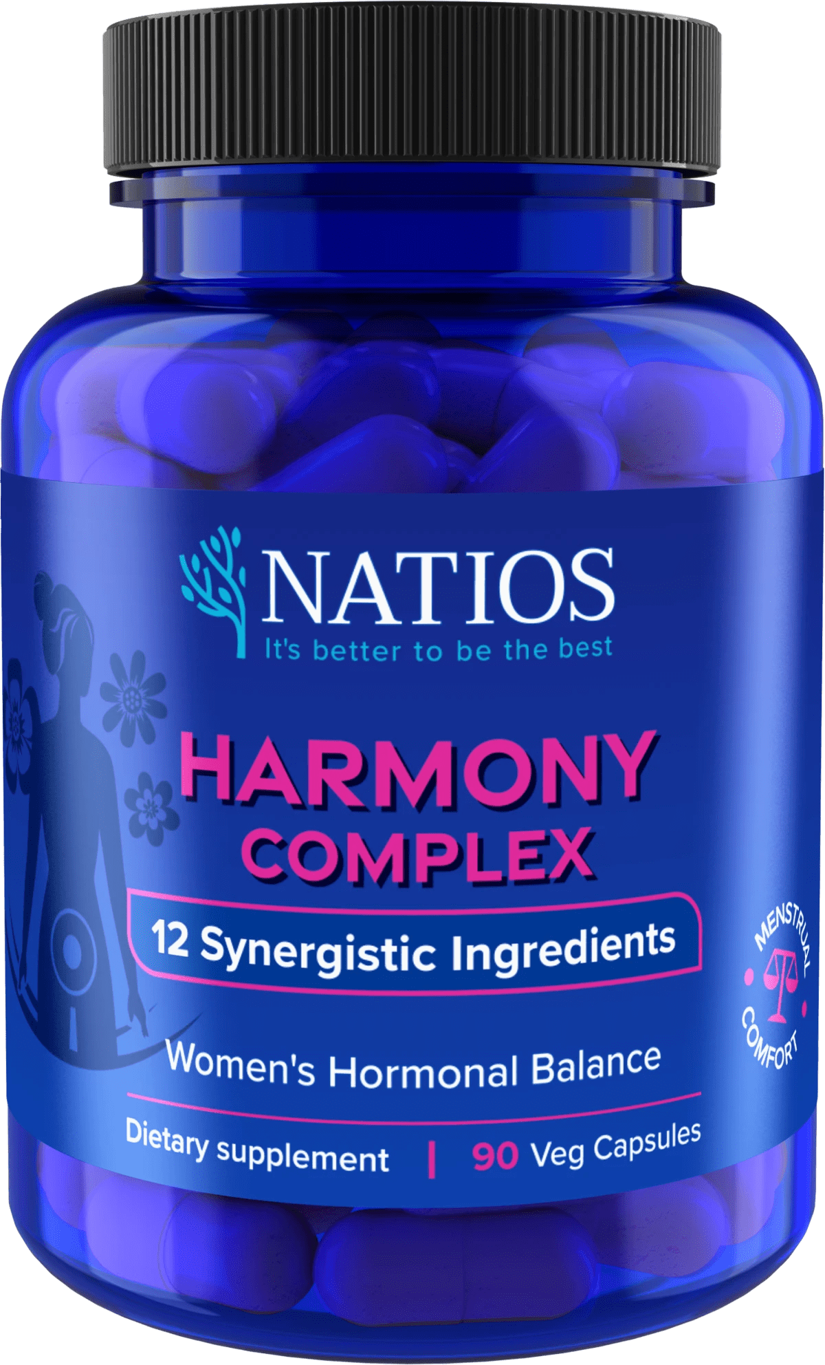 NATIOS_Harmony_Complex,_12_synergistic_ingredients,_90_kapslí