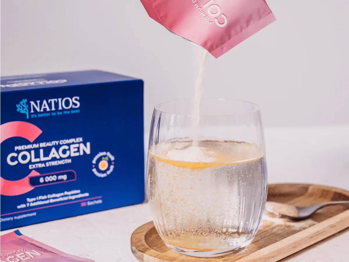 NATIOS_Collagen_Premium_Beauty_Complex,_Komplex_pro_krásu,_6_000_mg,_30_sáčků