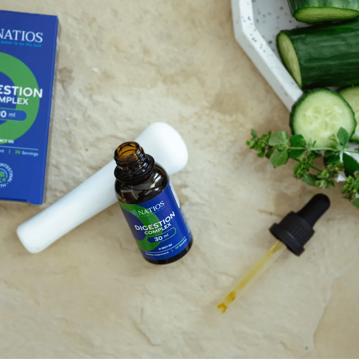 NATIOS_Digestion_Complex,_Bylinné_kapky_v_MCT_oleji,_30_ml