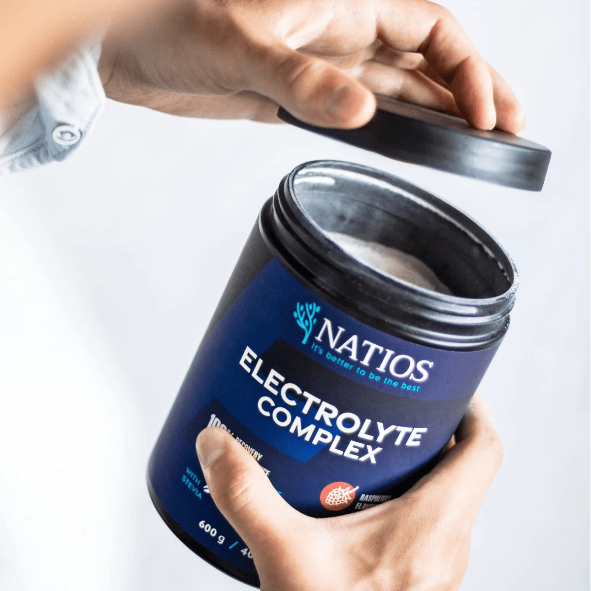 NATIOS_Electrolyte_Complex,_Elektrolyt_komplex,_Citrón,_600_g
