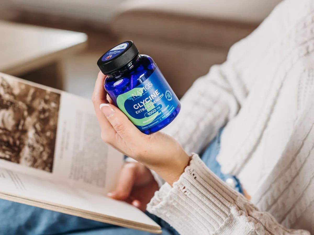 NATIOS_Glycine_Extra_Strength,_1000_mg,_100_veganských_kapslí