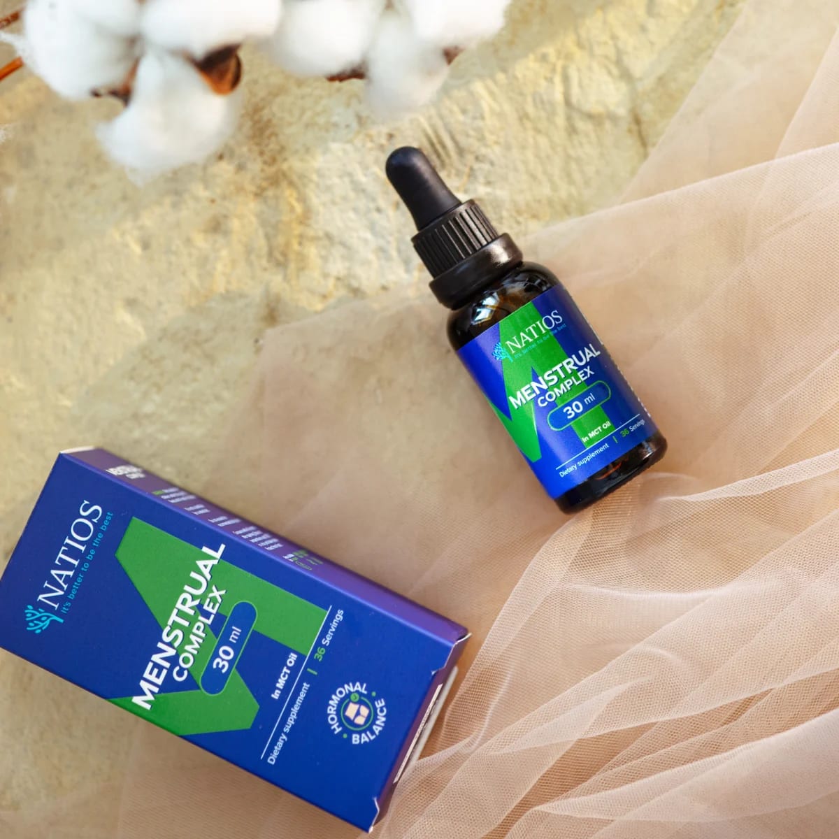 NATIOS_Menstrual_Complex,_Bylinné_kapky_v_MCT_oleji,_30_ml