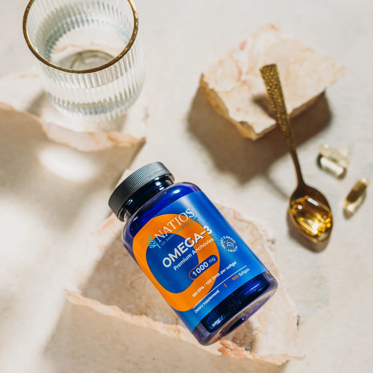 NATIOS_Omega-3_Premium_Anchovies,_1000_mg,_100_softgel_kapslí