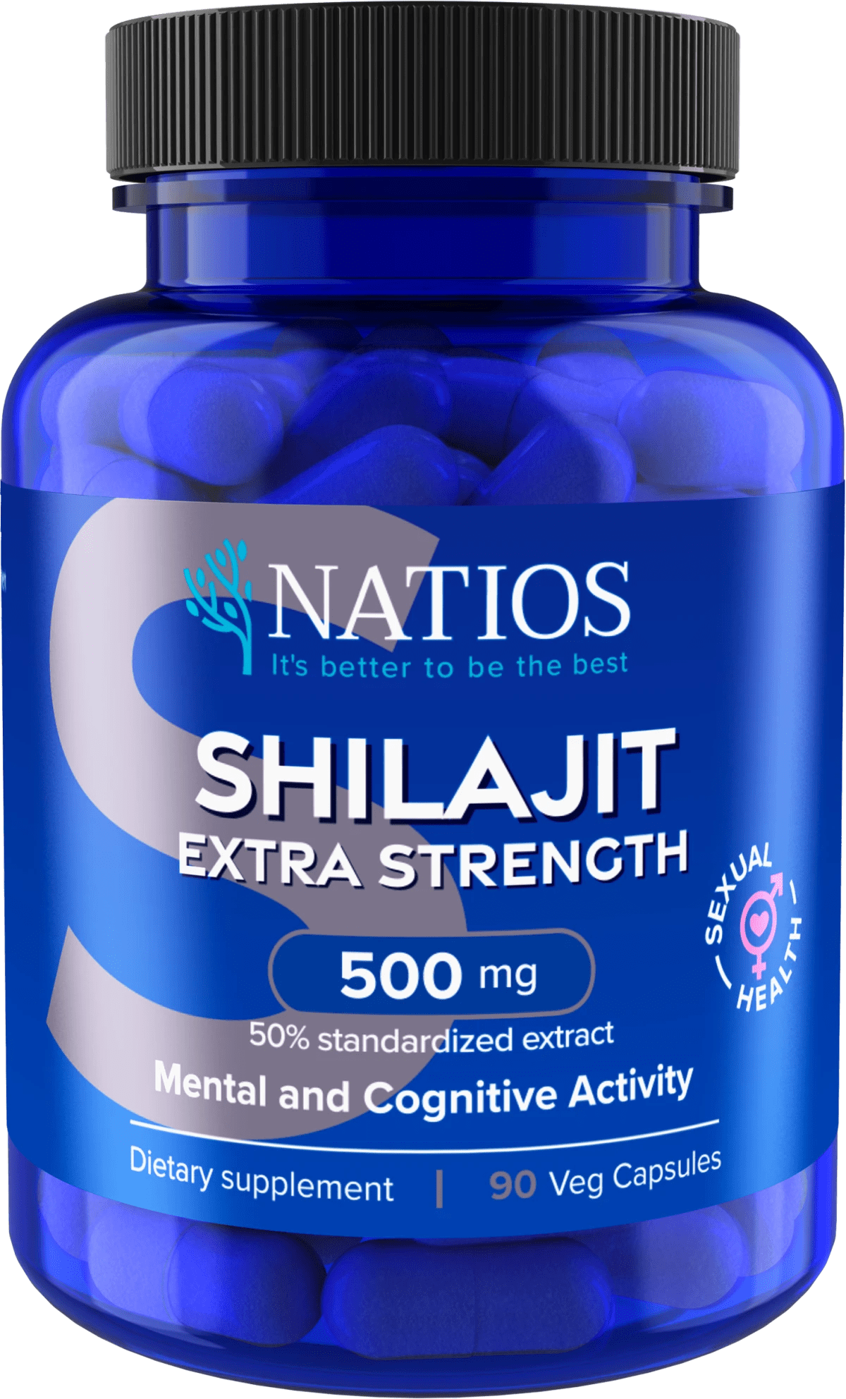 NATIOS_Shilajit_Extract,_500_mg,_Extra_Strength,_90_veganských_kapslí