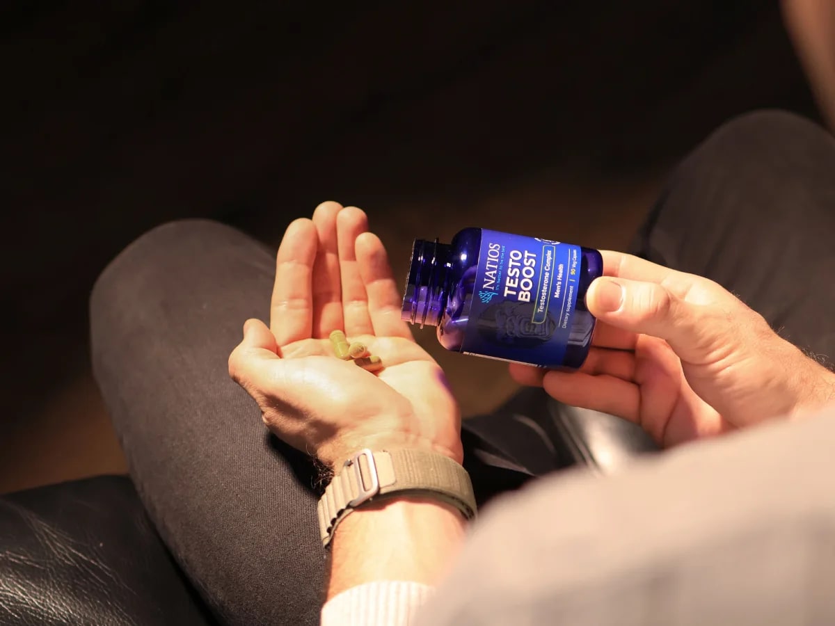 NATIOS_TestoBoost,_Komplex_11_složek,_90_veganských_kapslí