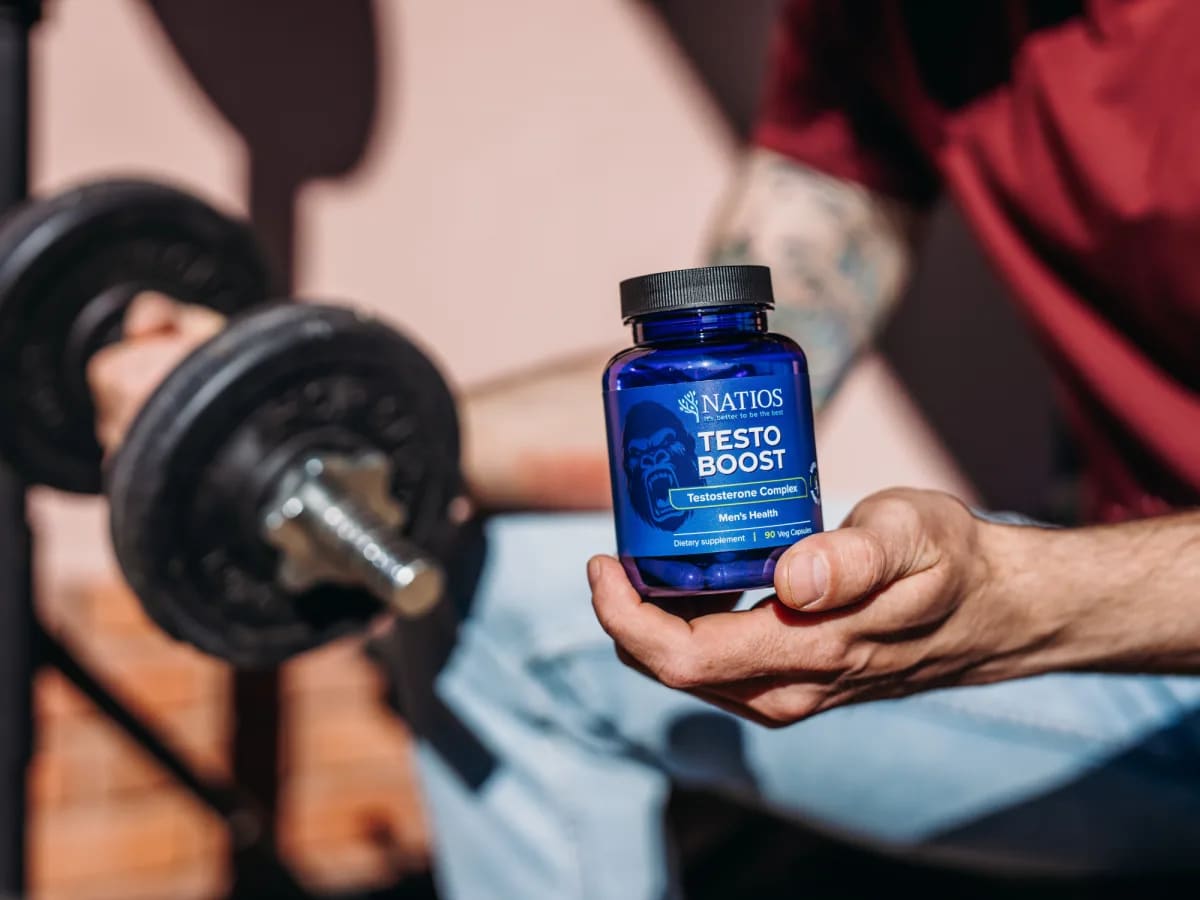 NATIOS_TestoBoost,_Komplex_11_složek,_90_veganských_kapslí